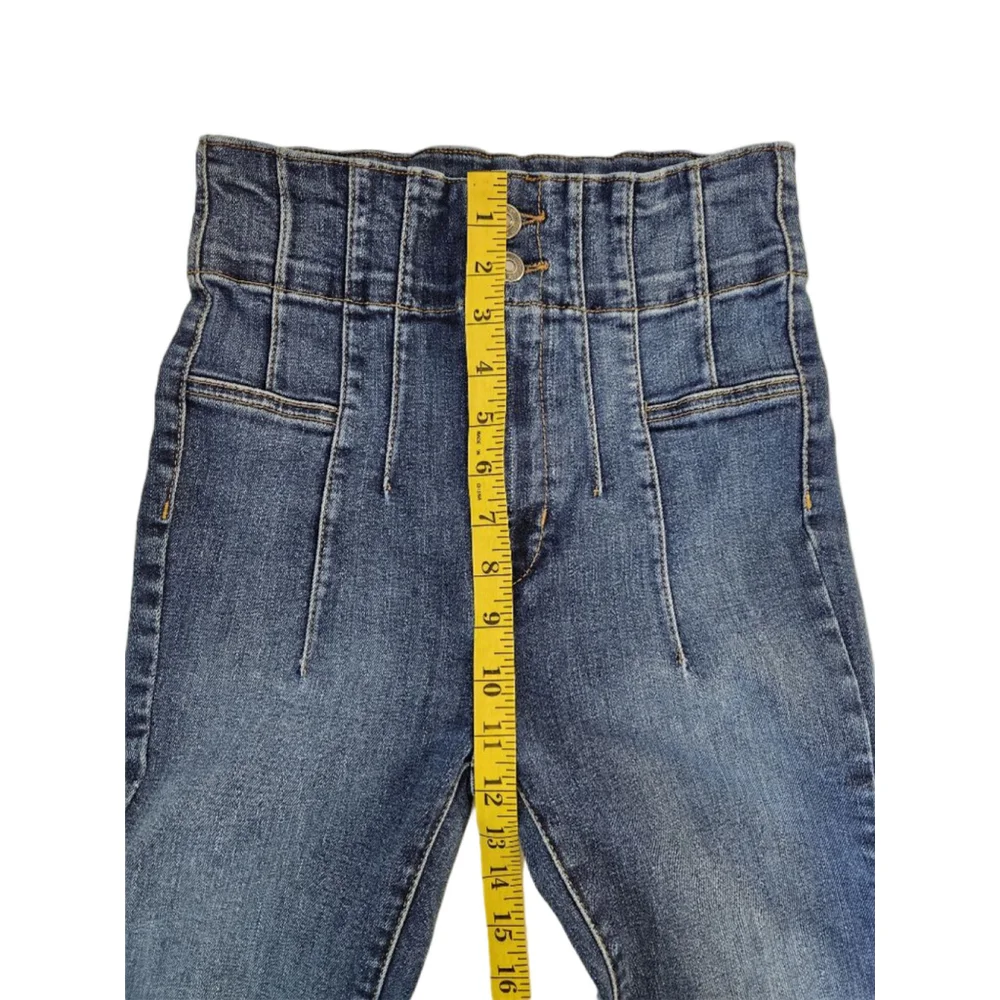 We The Free Jayde Flare Jeans super high rise retro style Size 27